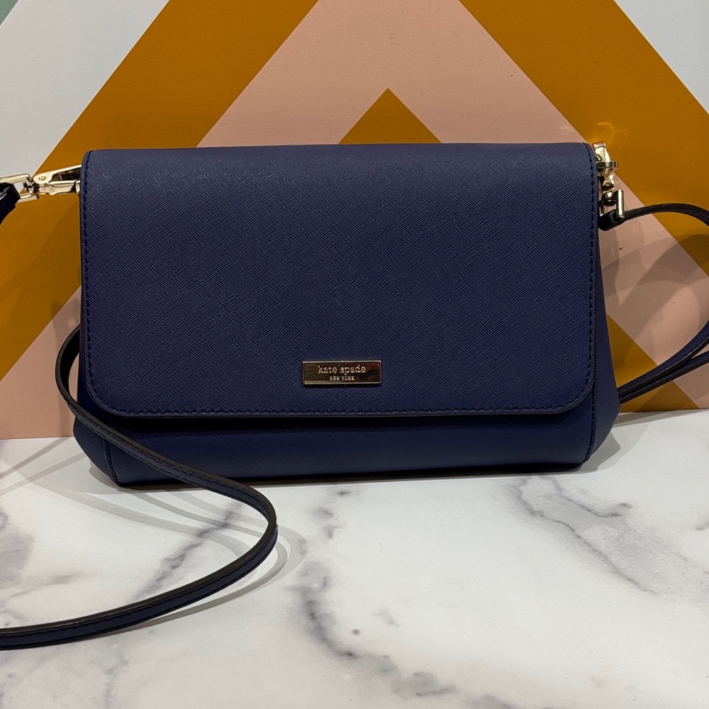Kate Spade Midnight Blue Laurel Way Greer Crossbody Bag